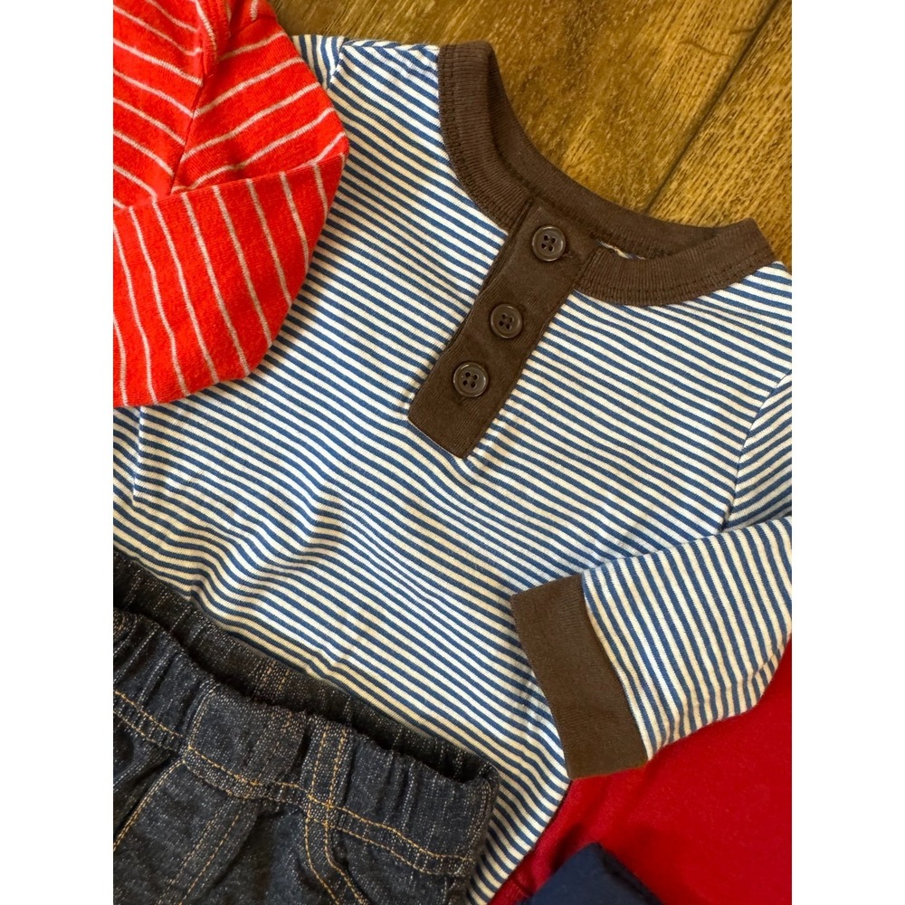 Baby Boy 3 Months Outfits Lot Jeans Pants Bodysuits Shirts‎ Clothes Bodysuits - Picture 6 of 13